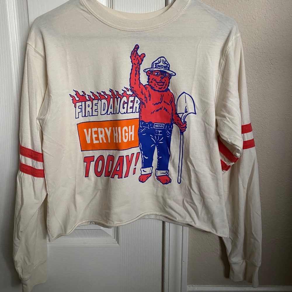 Smokey the bear crop top